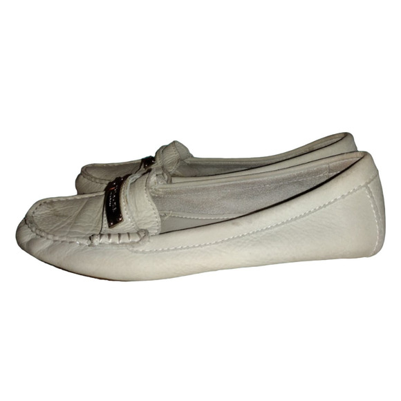 Coach Shoes - Coach Frederica Driving Loafers Milk size 6.5